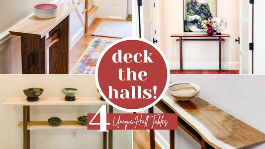 4 Unique Hall Tables from Mokuzai Furniture