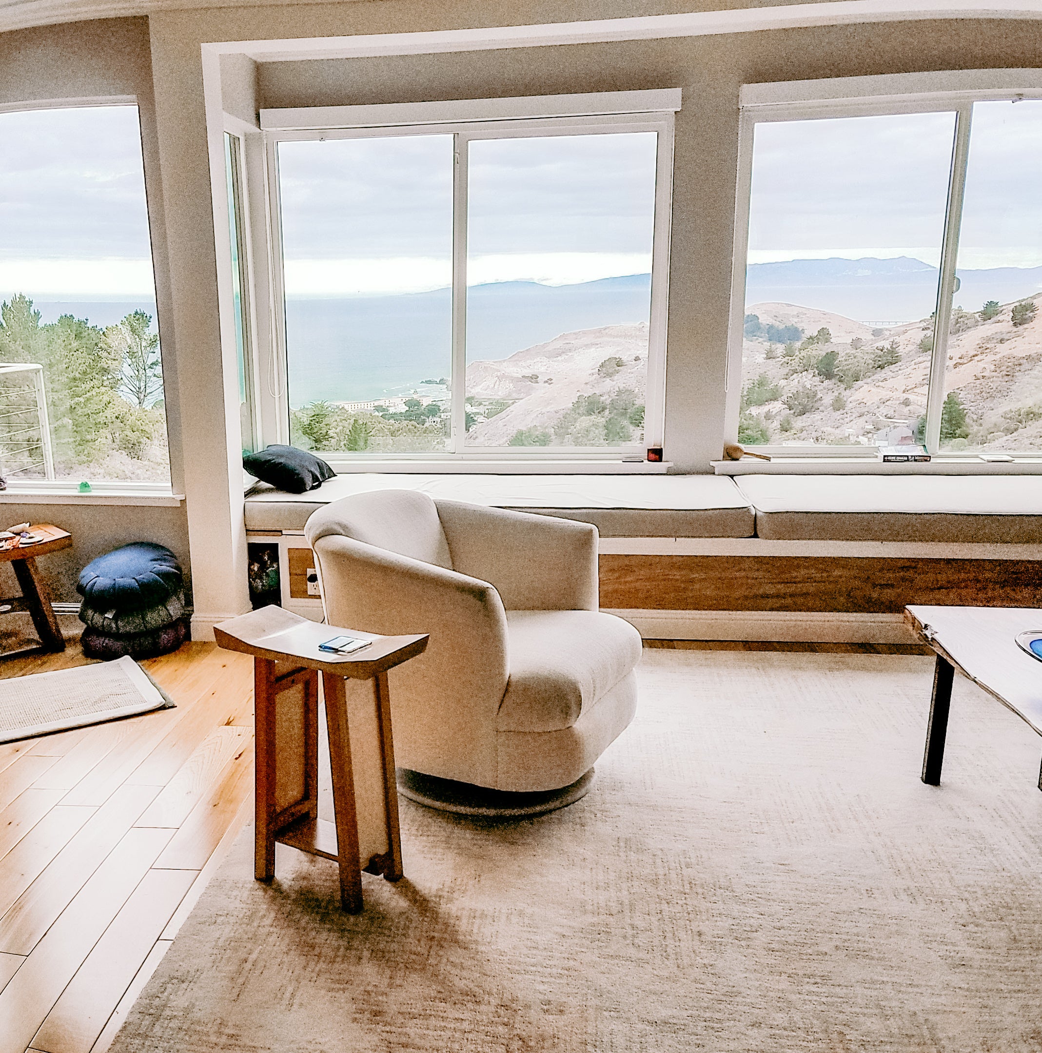 a unique side table or end table from Mokuzai Furniture
