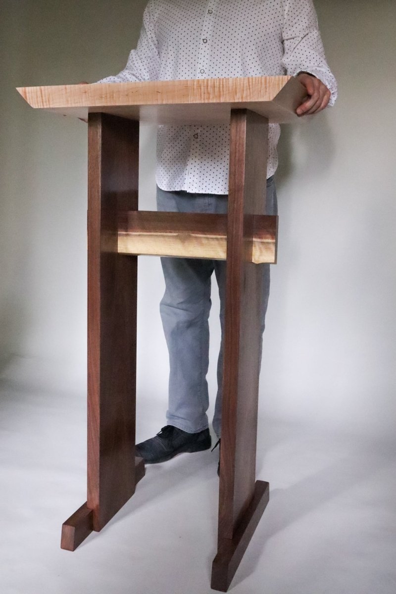 Statement Altar Table - minimalist zen podium, lectern – Mokuzai