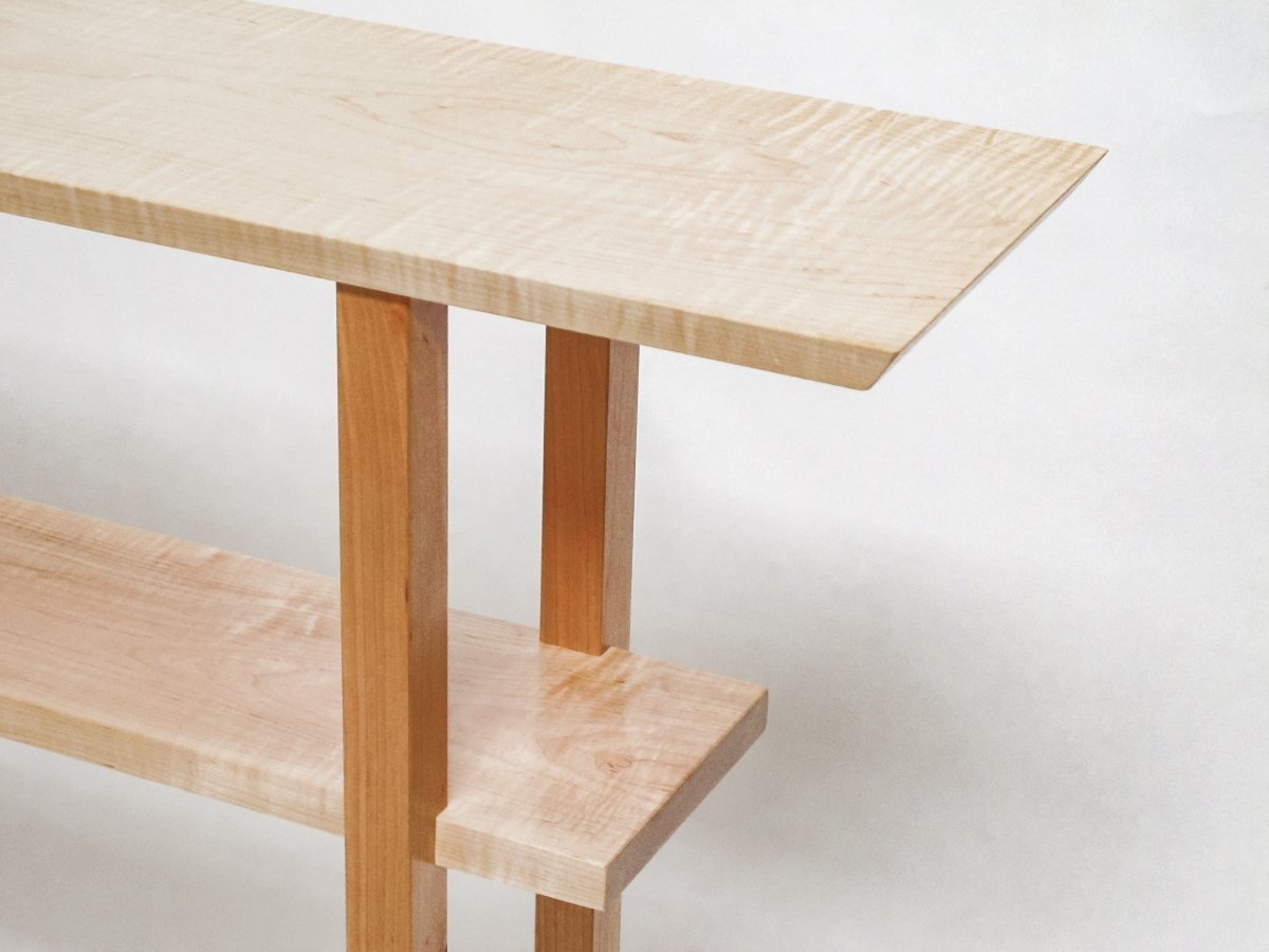 The Designer Console Table - a narrow table with lower shelf