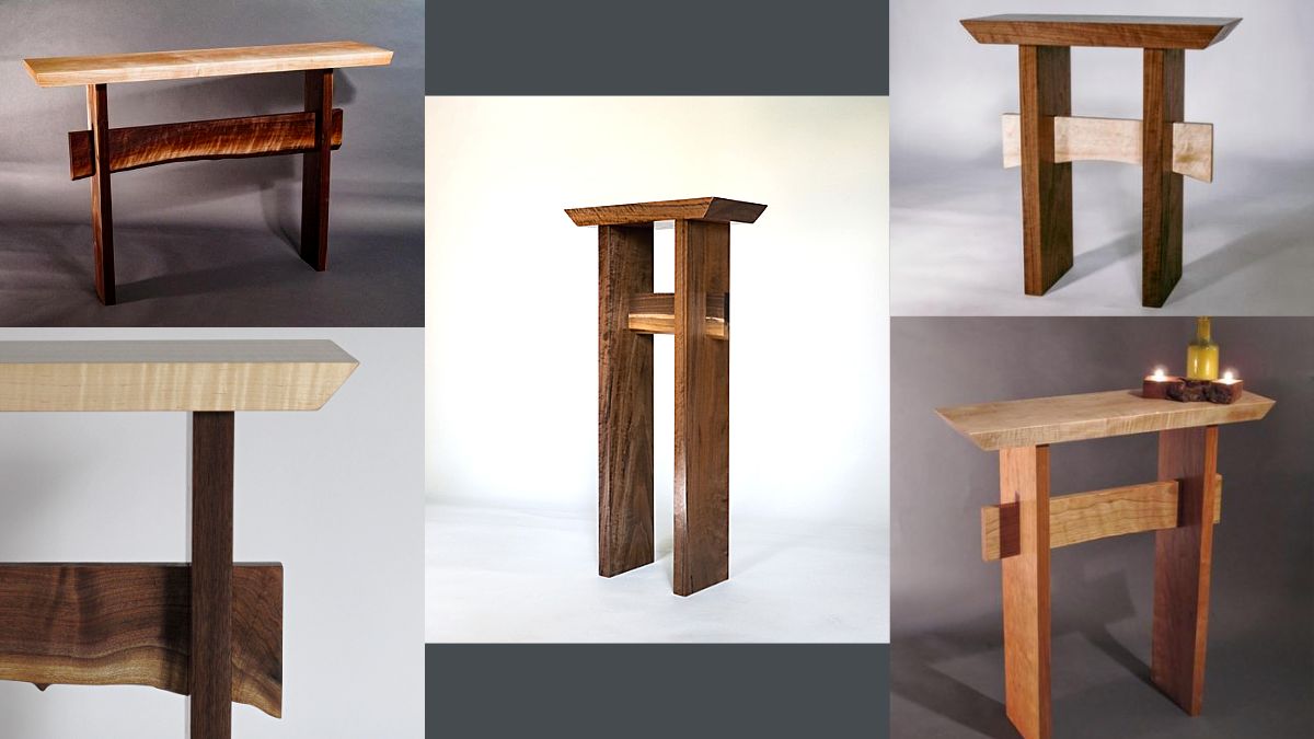 Statement Altar Table - minimalist zen podium, lectern
