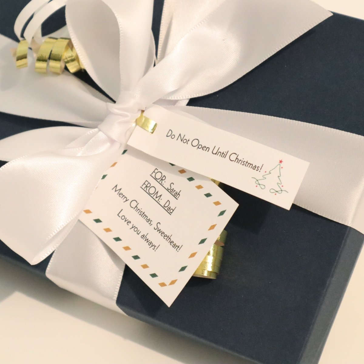 Give a personal Christmas gift with a gift certificate from Mokuzai Furniture.  Our luxury gift certificates can be personalized with tags.