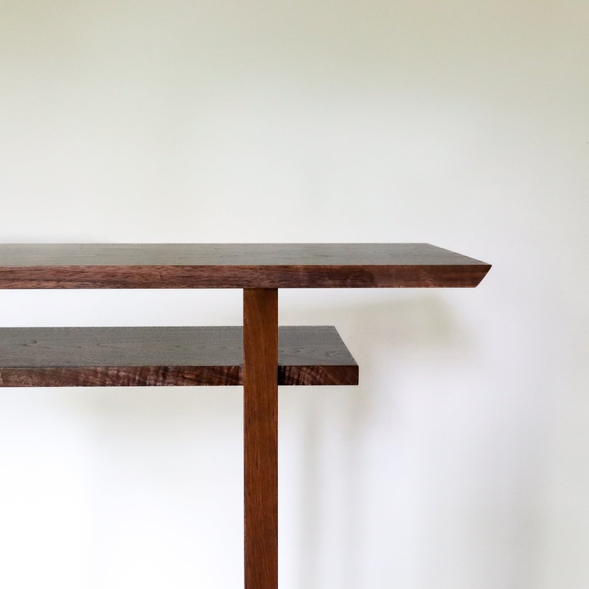 A minimalist Japanese style tv console table from Mokuzai Furniture.