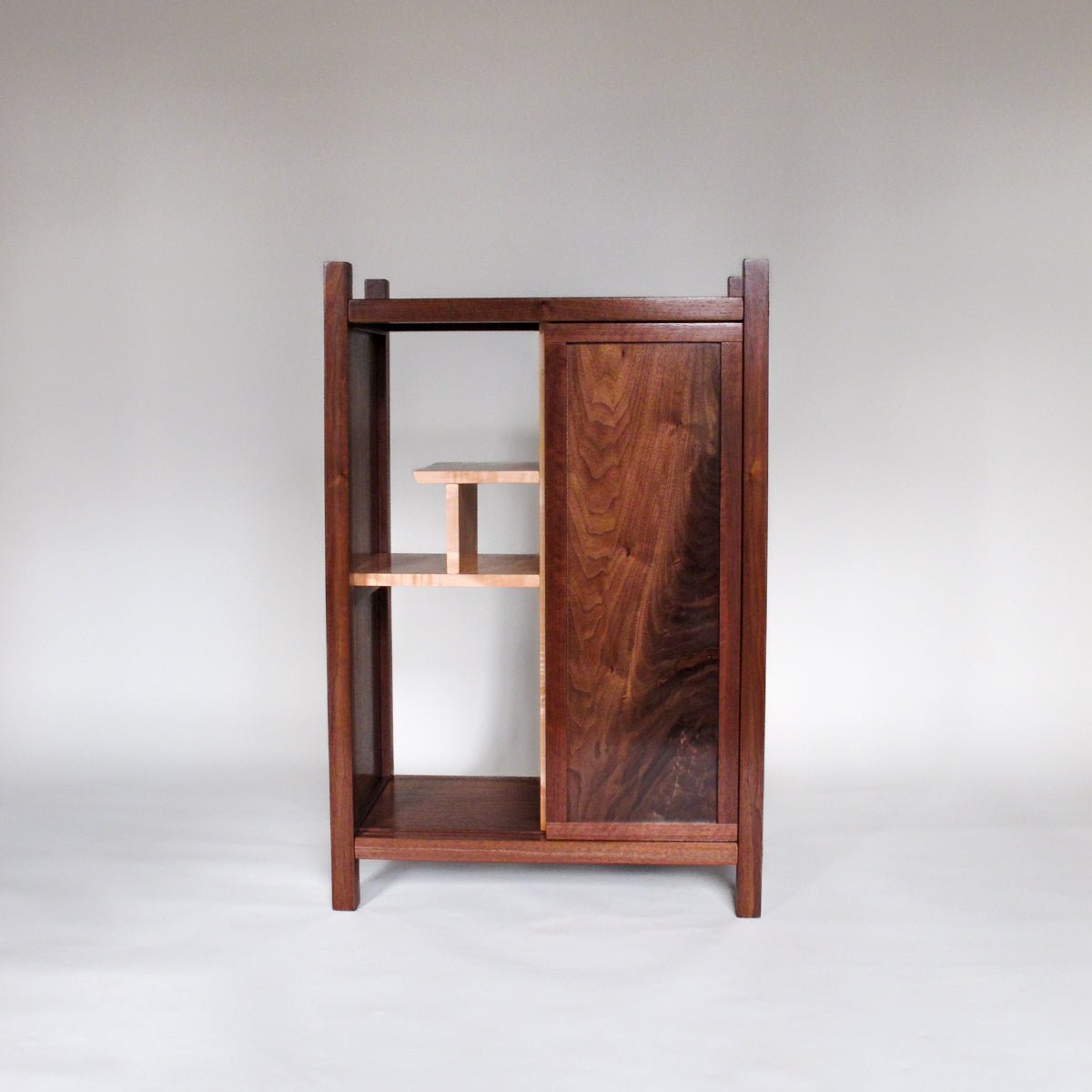 A modern home bar cabinet from Mokuzai Furniture.