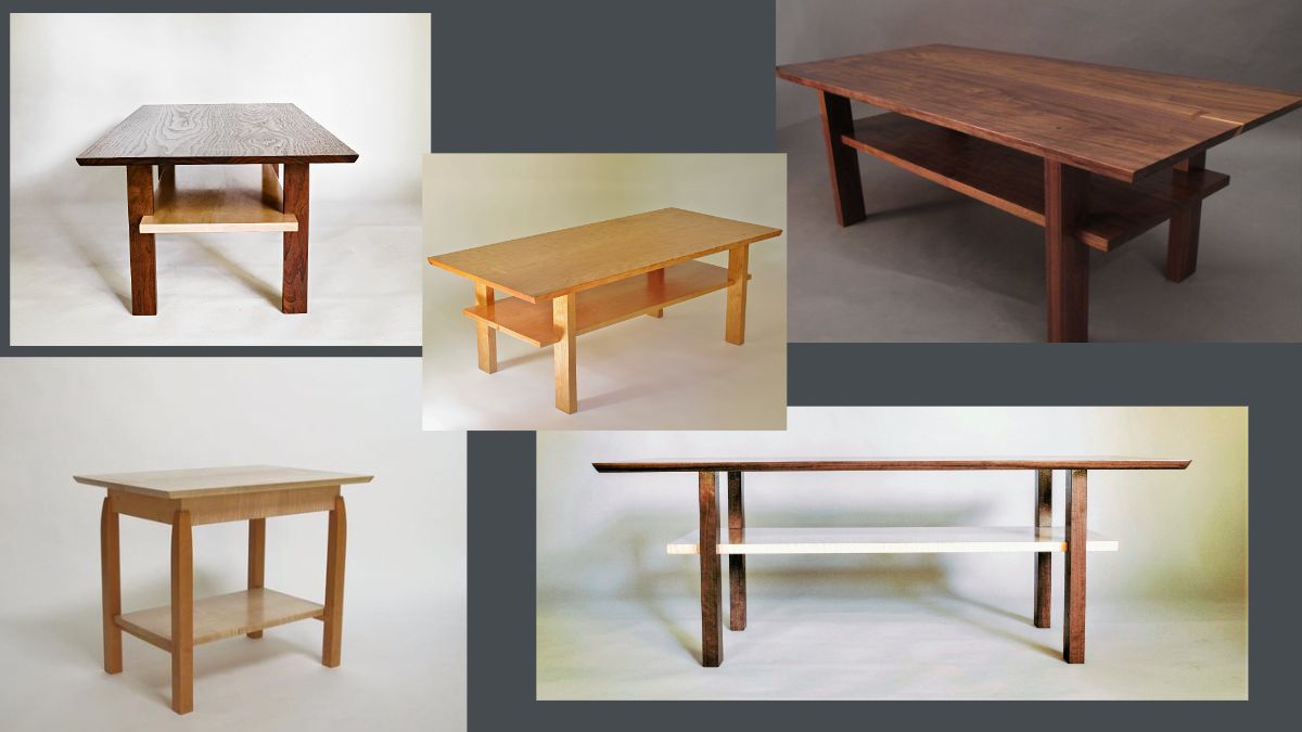 At Mokuzai Furniture our modern wood coffee tables can be customized to the perfect size and wood color for your home decor.