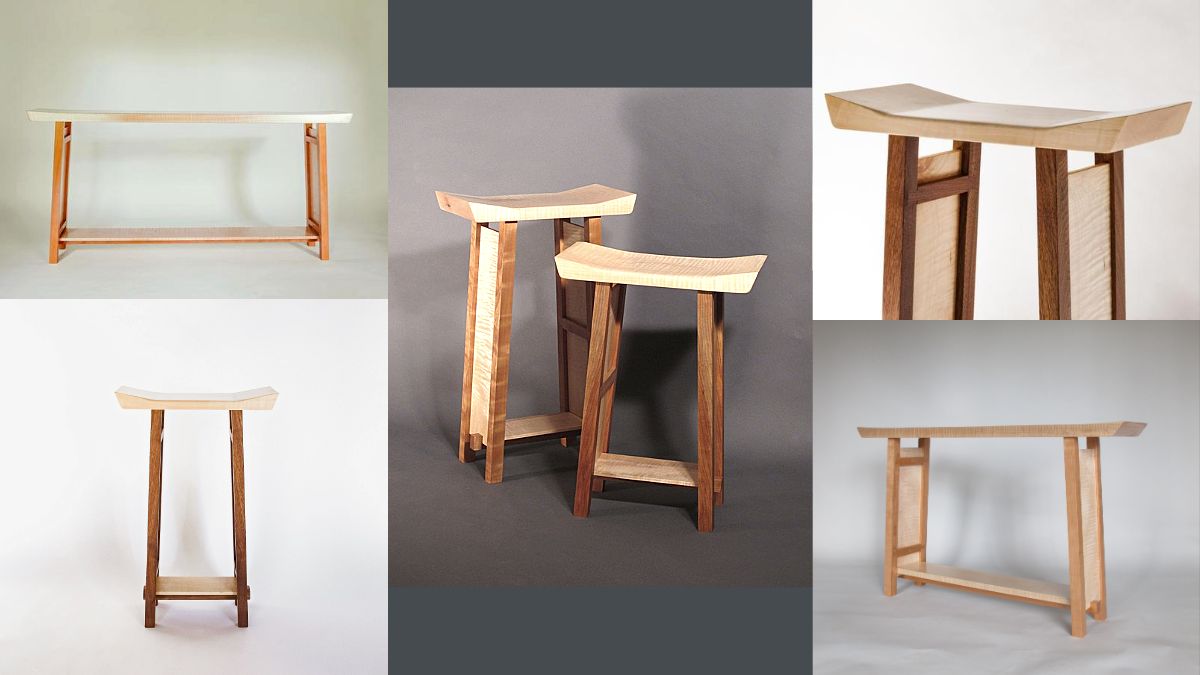 our unique Shaped Table Design can be customized to best suit your space at Mokuzai Furniture