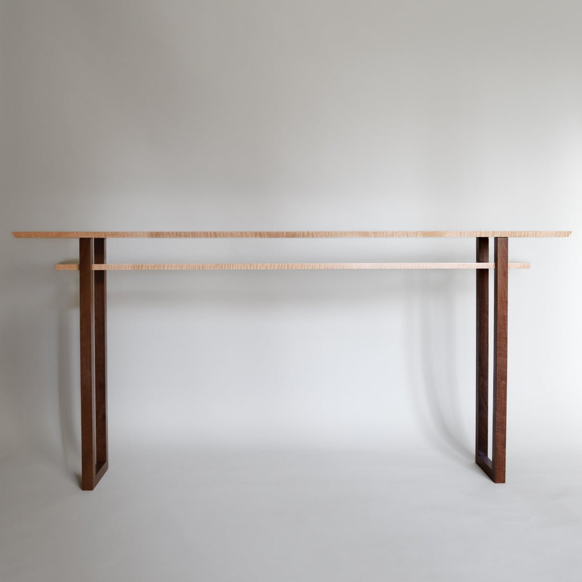 This minimalist console table is 72 inches long.