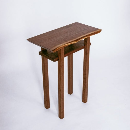 A Japanese end table from Mokuzai Furniture.