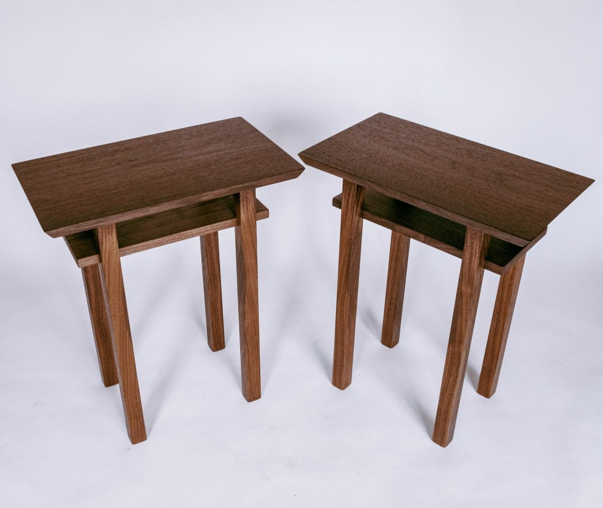 minimalist wood furniture - small end tables