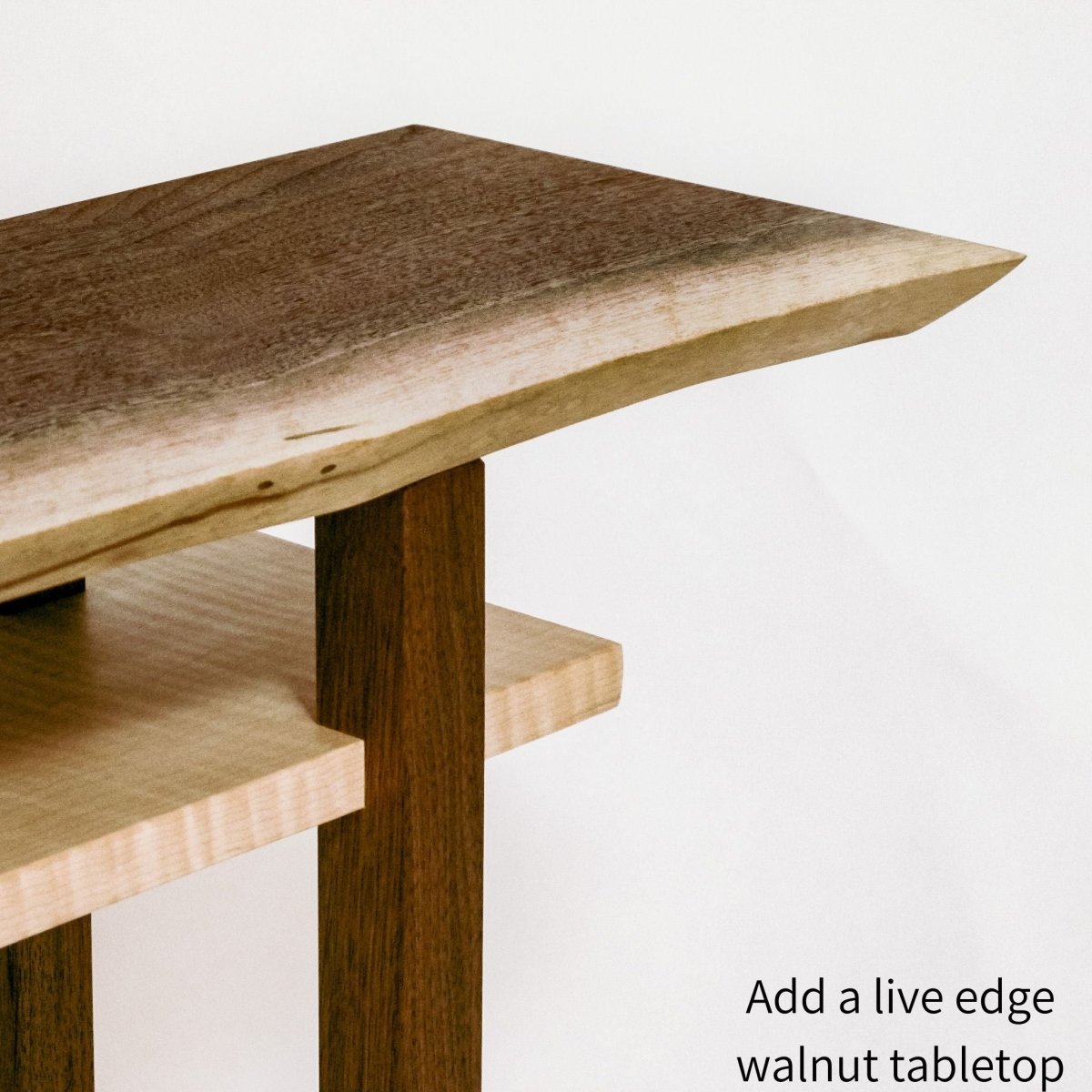 A Pair of Tables- Small End Tables- Narrow Set of Modern Wood Tables –  Mokuzai Furniture