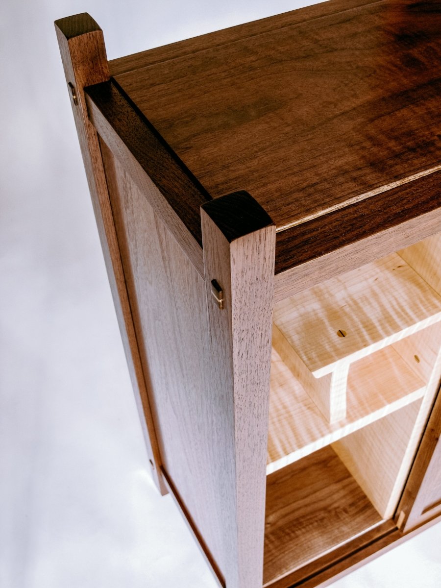 mid century modern style bar cabinet