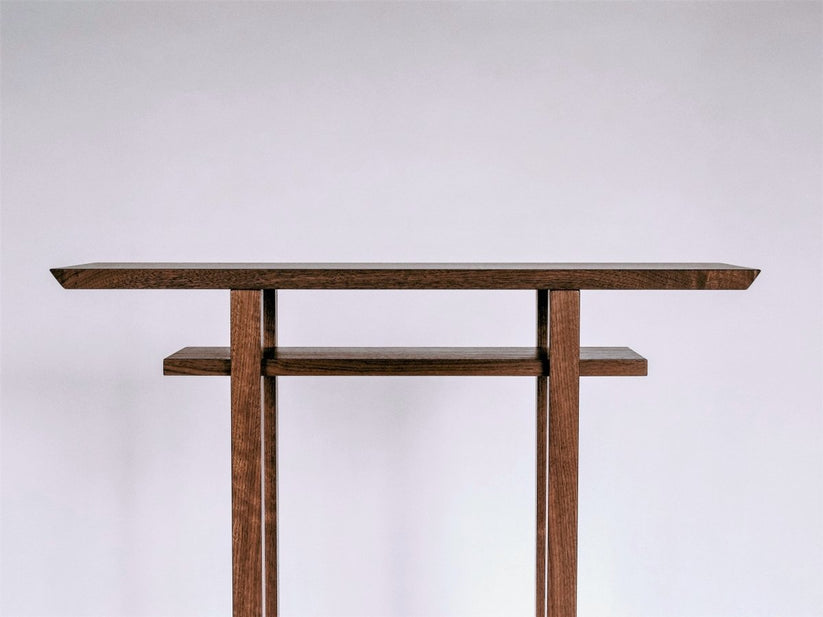 Classic Slim Entry Table – Modern Minimalist Console – Mokuzai Furniture
