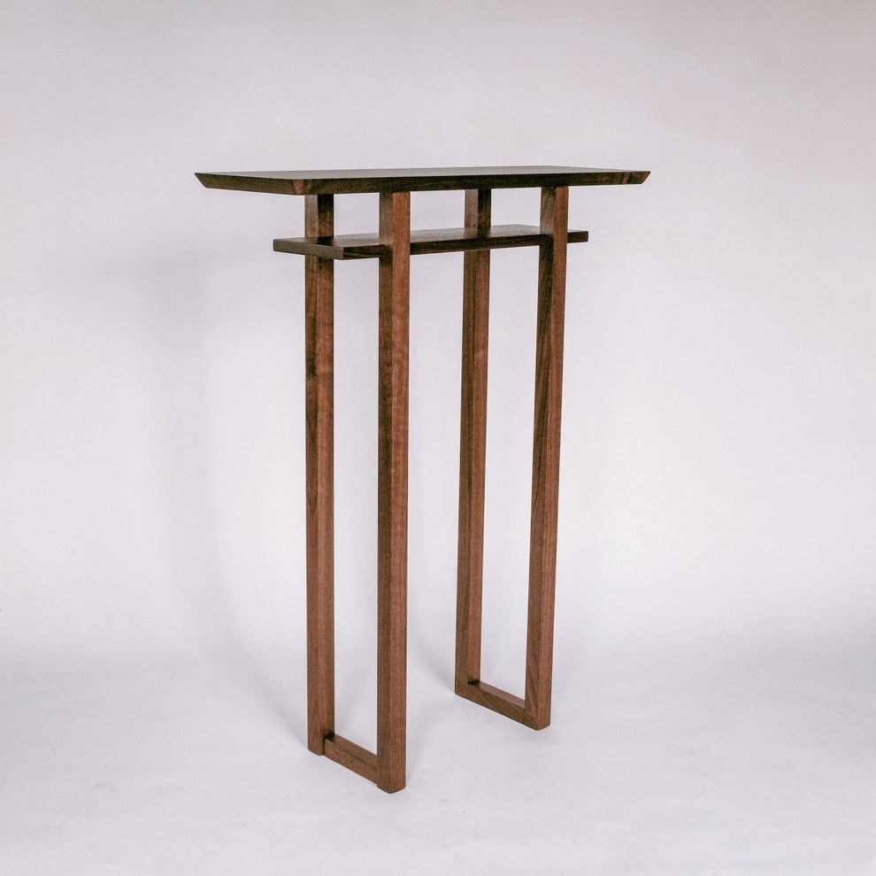Classic Slim Entry Table – Modern Minimalist Console – Mokuzai Furniture