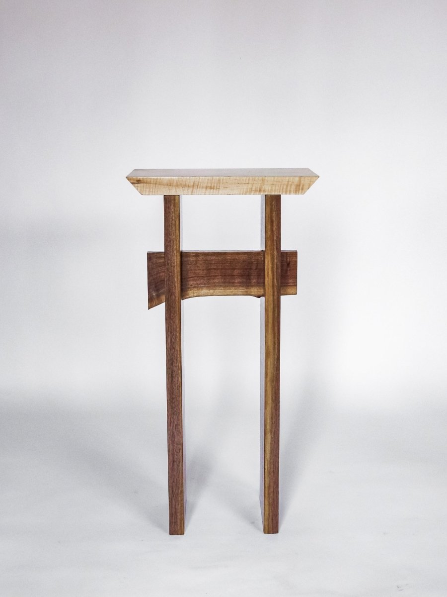 tall entryway table - minimalist wood furniture design