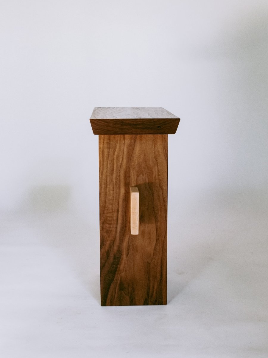 small narrow end table modern wood furniture