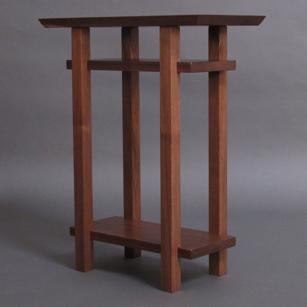 Custom End Table - narrow wood end table for the modern home – Mokuzai ...