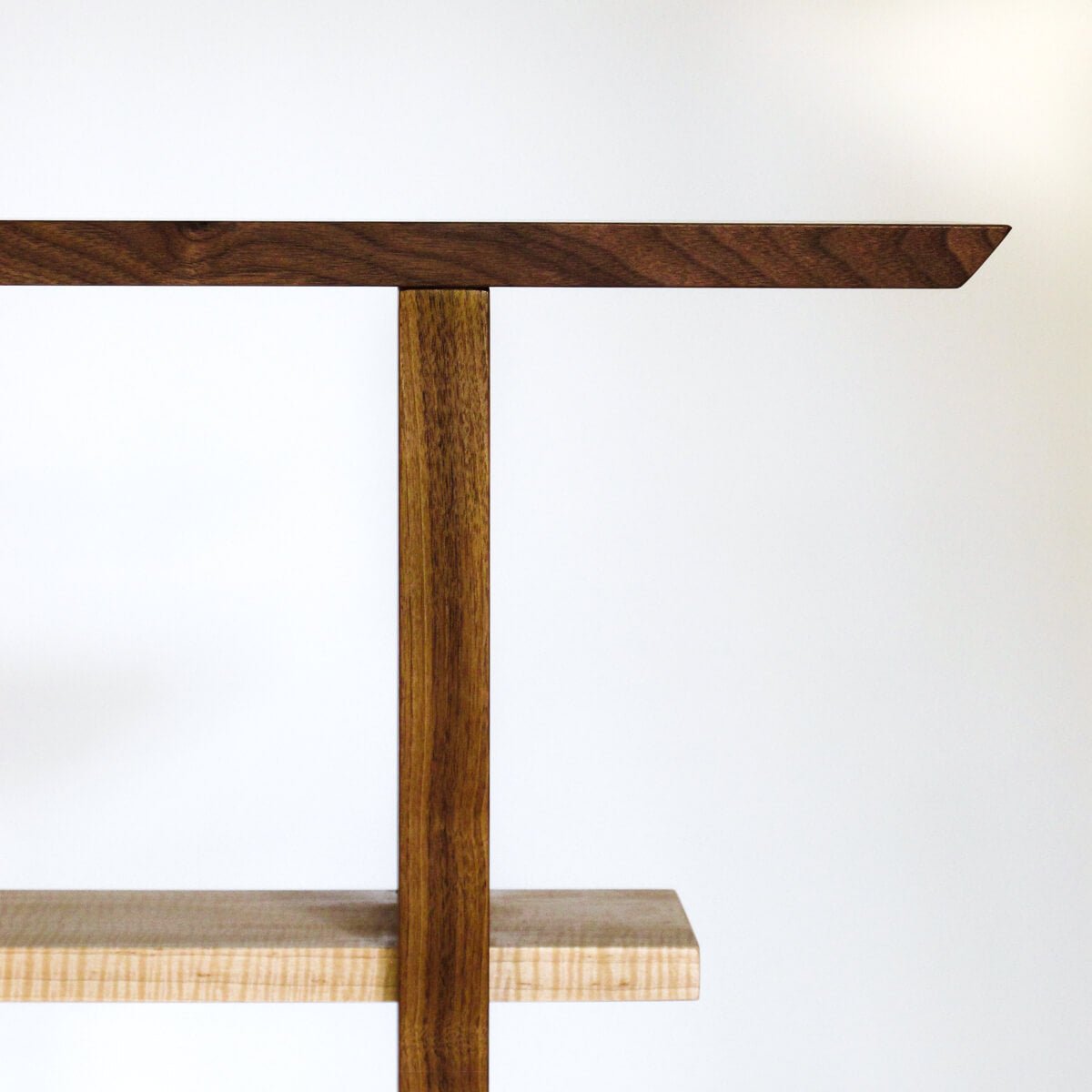 Designer Narrow Entry Table - minimalist console table for small entryways