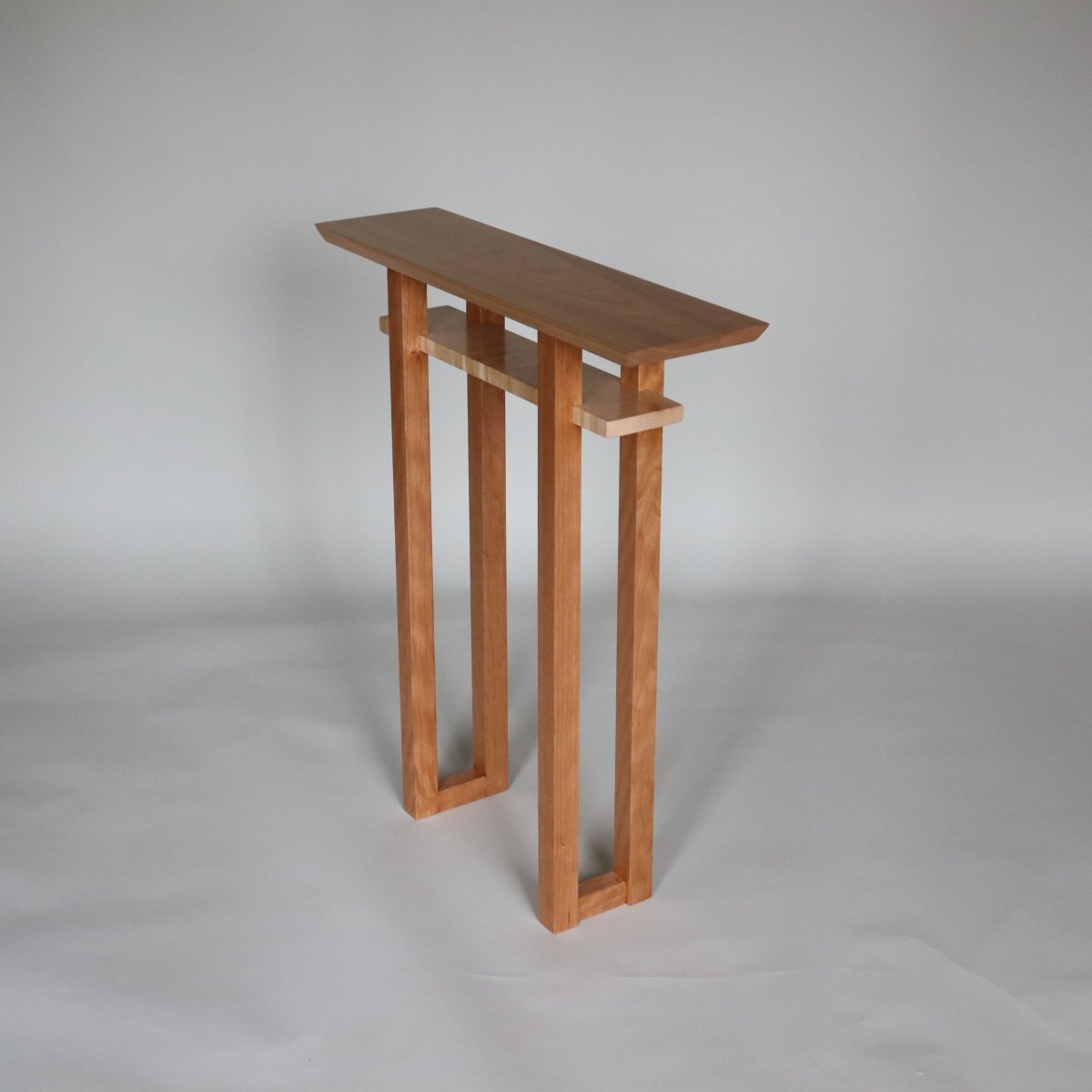 modern entry table small console by Mokuzai Furniture