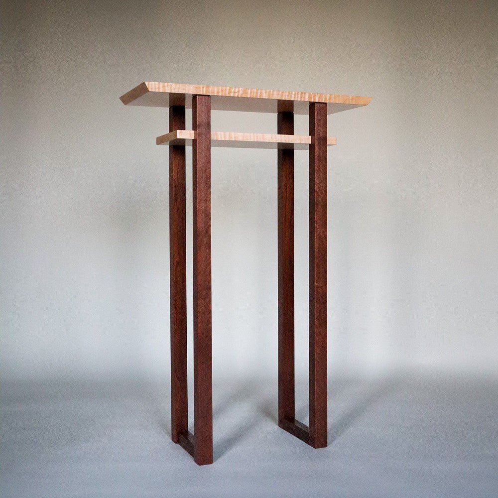 tall entryway table by Mokuzai Furniture