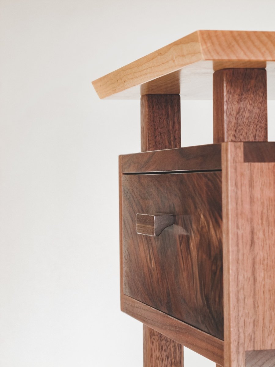 Each drawer full is hand-shaped - solid wood furniture 