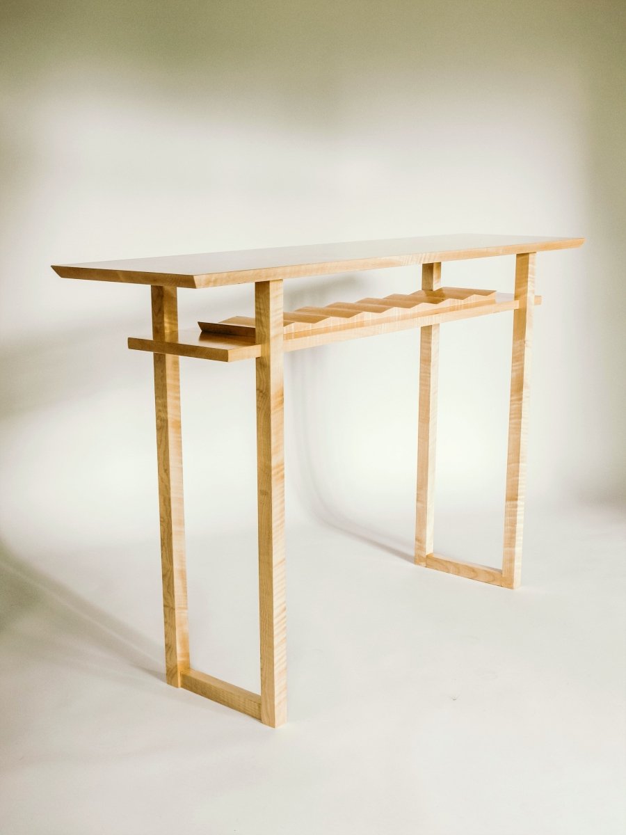 modern dining room furniture design for wine storage - minimalist console table/ side table by Mokuzai Furniture