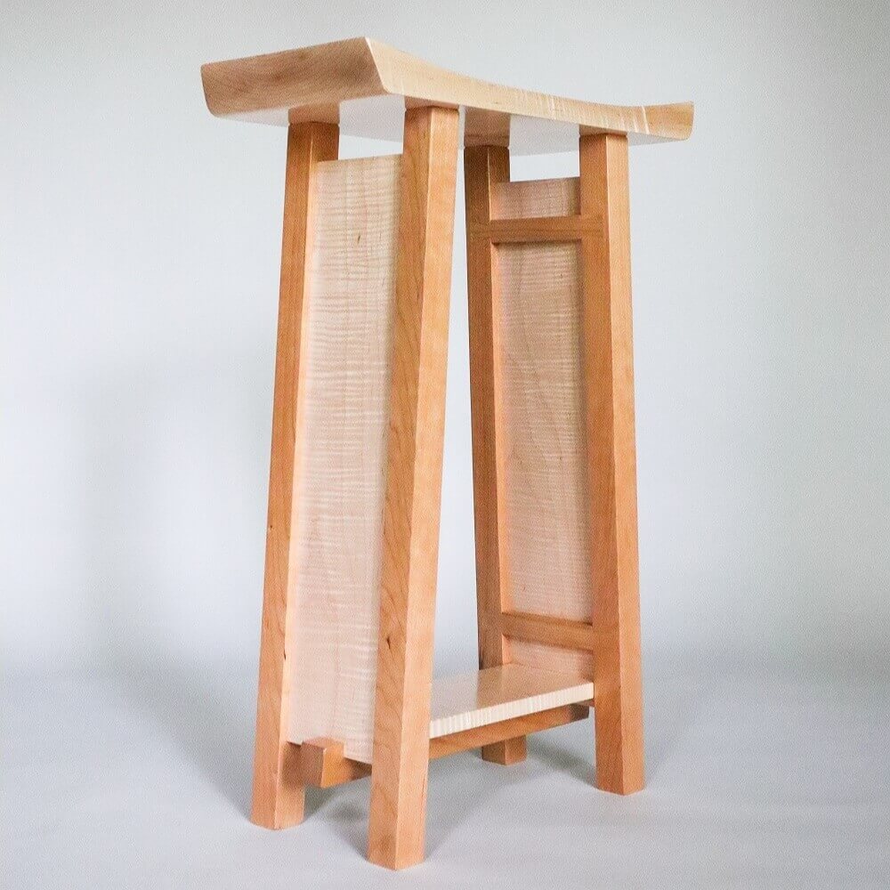 unique bar stools Japanese style furniture designs by Mokuzai Furniture